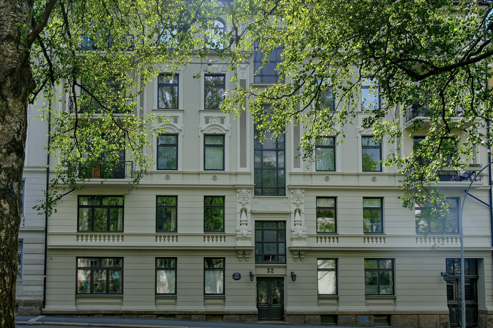 General Birchs gate 32 – rehabilitert pussfasade